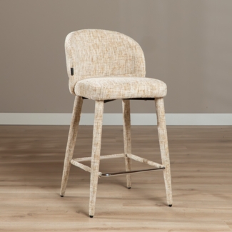 Bronx71 Barhocker Charlie Chenille beige 69 cm