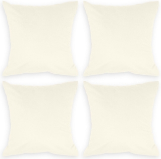 Amilian Kissenbezüge - 4er Set Kissenbezug - Zierkissenbezüge - Kissenhüllen, (4 Stück), 45x45 cm, Kissenhülle für Kissen, Zierkissen, Sofakissen, Dekokissen