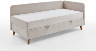 Studioliege Cuba / Cabana , Stoff , Beige , 100 x 84 x 205 cm