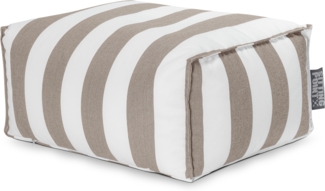 Hocker 65 x 35 x 55 cm Taupe