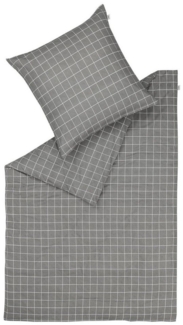 SCHÖNER WOHNEN-Kollektion Bettwäsche JUST Ganzjahresbettwäsche, Baumwolle, 1 teilig, 135x200 cm in Grau