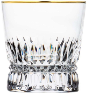 Whiskyglas Kristall Empire Gold clear (10cm)