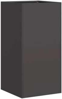 vidaXL Pflanzkübel Schwarz 40x40x80 cm Kaltgewalzter Stahl 860703