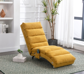 LVHOM Relaxsessel Sackleinen Massage-Liege INDOOR PREMIUM, Ergonomische Fernbedienungs-Steuerung, 5 Massageprogramme, Elektrischer Massagesessel