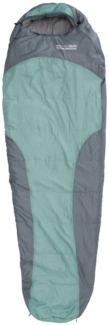 Lumaland Mumienschlafsack Where Tomorrow Camping Schlafsack mit Tasche, wasserabweisend Wärmekragen atmungsaktiv 230 x 80 x 55