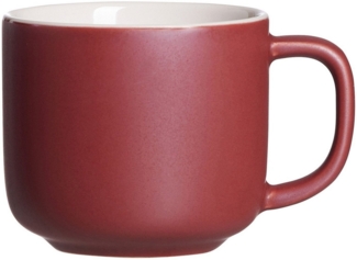 Ritzenhoff & Breker Kaffeetasse Jasper, Teetasse, Kaffee Tasse, Becher, Steinzeug, Berry / Beere, 240 ml, 420326
