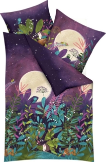 Kaeppel Kinderbettwäsche Kinder-Bettwäsche "Moonshine", Renforcé, Renforcé Motiv: Eule