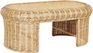 Gartentisch Rattan Natürlich LIVADEIA