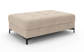 OTTO home Polsterhocker LEEVKE Sitzhocker passend zum Sofa, Breite 115 cm, mit hochelastischer Schaum und Wellenunterfederung