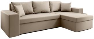 Luxusbetten24 Schlafsofa Designer Sofa Denver, mit Stauraum und Schlaffunktion