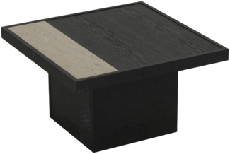 Bronx71 Couchtisch Java 70x70 cm Eiche schwarz