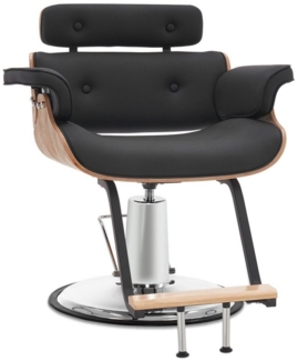 Barberpub Stuhl Barberpub Friseurstuhl Friseursessel Retro Kunstleder 8261, Höhenverstellbar für Herren Damen