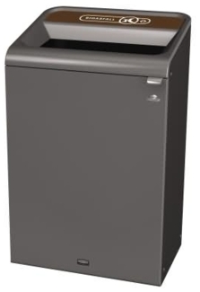 Rubbermaid Recyclingstation 2154780 125l Behältereinheit Bioabfall bra