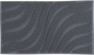 OTTO home Badematte Levii, Badvorleger, Badezimmer Teppich, sehr weich, Höhe 20 mm, rutschhemmend beschichtet, fußbodenheizungsgeeignet, schnell trocknend, Polyester, rechteckig, Hoch-Tief-Effekt, weiche Haptik, Made in Europe