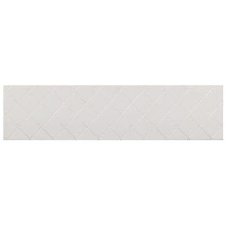 Teppich DKD Home Decor Weiß Rhombusse Moderne (60 x 240 x 2,2 cm)