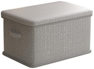 Coonoor Aufbewahrungsbox Faltbare Aufbewahrungsbox mit Deckel, Kleiderspeicherbox, große Aufbewahrungsbox, Kleiderschrank-Aufbewahrungsbox