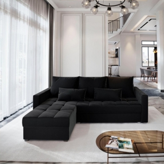 Masseno Ecksofa KOS PIK mit Schlaffunktion L-Form, Sofa mit Bettkasten