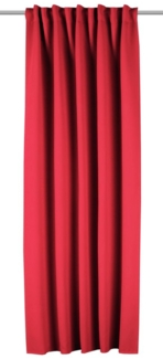 Neusser Collection Verdunklungsschal mit Gardinenband granat 135x245 cm