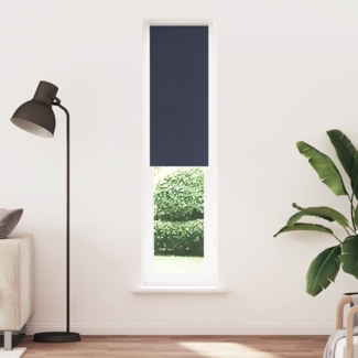 vidaXL Verdunkelungsrollo Marineblau 55x210 cm Stoffbreite 50,7 cm 4011561