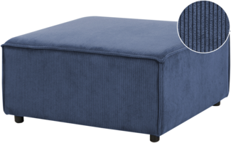 Ottomane ARDAL Cord Dunkelblau