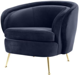 EICHHOLTZ Sessel Orion Savona Midnight blue