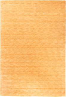 Morgenland Gabbeh Teppich - Uni - rechteckig - 140 x 70 - Scala-Gold