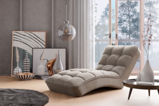 ELTAP 'Loren' Chaiselongue, 85 x 170 x 85 cm, Beige