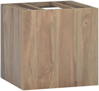 vidaXL Wand-Badschrank 46x25,5x40 cm Massivholz Teak 338252