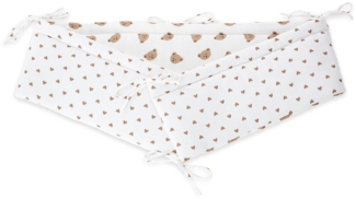FabiMax Bettnestchen Musselin Nestchen für Beistellbetten Boxspring, 2in1 Wendedesign & klassisch, 100% Baumwolle, Made in EU