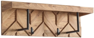 Wandgarderobe 81x30 'Ontario' Akazie massiv