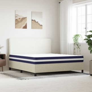 vidaXL Matratze Taschenfederkern Mittelfest 180x200 cm 3206423