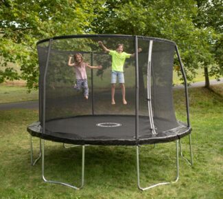 Sportspower 'Stahl Trampolin', 427 cm Durchmesser, ab 6 Jahren, bis 150 kg belastbar, inkl. Sicherheitsnetz, schwarz