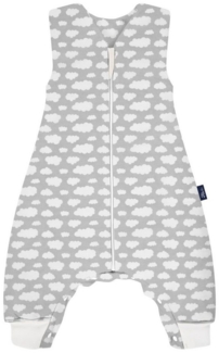 Alvi® Babyschlafsack Sleep-Overall wattiert Schlafsack mit Füßen Wolke Silber Exclusiv