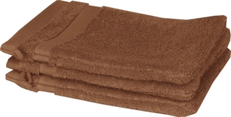 SCHÖNER WOHNEN-Kollektion Waschhandschuh Cuddly, (Set, 3-St), schnell trocknende Airtouch-Qualität