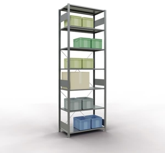 Schulte Regal MULTIplus150 12752 Grund 3.000x1.000x500mm 7 Böden verzi