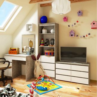 Raumhirsch Furniture Kommode Elegante Kommode mit 6 Schubladen - Praktisches Sideboard - Weiß, (viele Farbvarianten - Maße: 100 x 57 x 35 cm) - Hochwertig & stabil