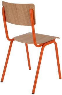 Stuhl Zero Orange/Eiche