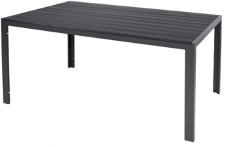 Gartengarnitur Sitzgarnitur 5-teilig L150xB90cm Aluminium / Nonwood