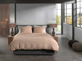 Heckett and Lane Wendebettwäsche Vafala, Perkal, 2 teilig, Waffelmuster,100% Baumwolle ab 135x200 cm.