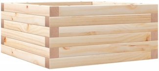 vidaXL Pflanzkübel 50x50x23 cm Massivholz Kiefer 847183