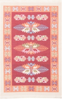 Morgenland Kelim Teppich - Trendy - Gizeh - rechteckig - 245 x 160 - Rot