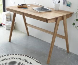 Schreibtisch Dana / Delia , Holzfarben , 120 x 76 x 65 cm