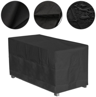 JEOBEST Gartenmöbel-Schutzhülle Schutzhülle Tisch für Gartentisch Sitzgruppe, (1-St), Winterfest Wasserdicht 420D Oxford, 160 x100 x65cm
