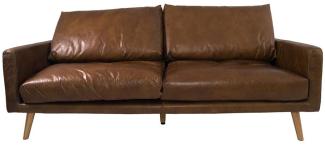 Clubsofa Arnum 3-Sitzer Cuba-Brown