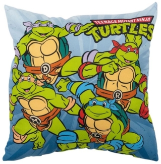 United Labels® Dekokissen Teenage Mutant Ninja Turtles Kissen Plüsch Zierkissen 40x40 cm