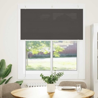 vidaXL Plissee Schwarz 115x100 cm Stoffbreite 114,4 cm Polyester 4015129