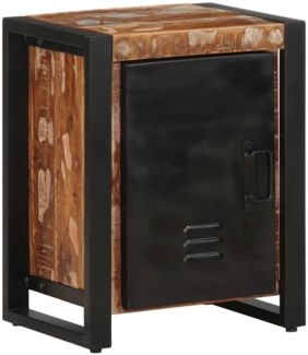 vidaXL Nachttische 2 Stk. Mehrfarbig Raues Mangoholz 4013566