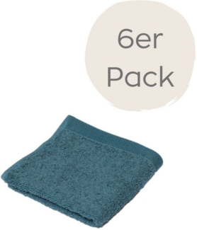 Wewo fashion Seiftuch 9517S, (Packung, 6-St), saugstark