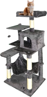 Defactoshop Kratzbaum Kratzbaum dicken Säule, 143 cm, stabil, Katzenmöbel, Katzenbaum