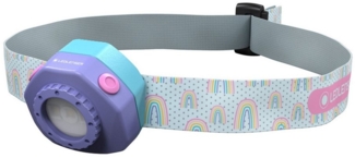 Ledlenser LED Stirnlampe KID LED 4R Regenbogen sicher, bunt, nachhaltig
